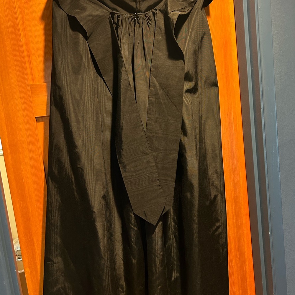 Dries Van Noten black moire skirt (maxi) 8-10 - Picture 2 of 6